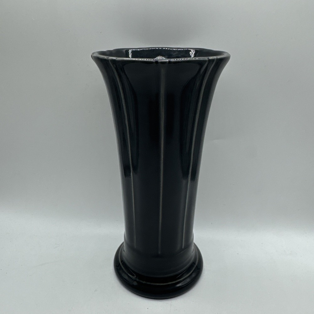 Fiesta Ware Slate 8" Vase | Retired Slate Gray Vase | Fiesta Collector Piece